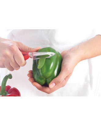 Decojitor pentru legume si fructe, rosu/verde/mov model Elios - MASTRAD